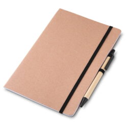 CADERNO P/ ANOT. KRAFT C/ CANETA SPX-14691 NA COR PRETO