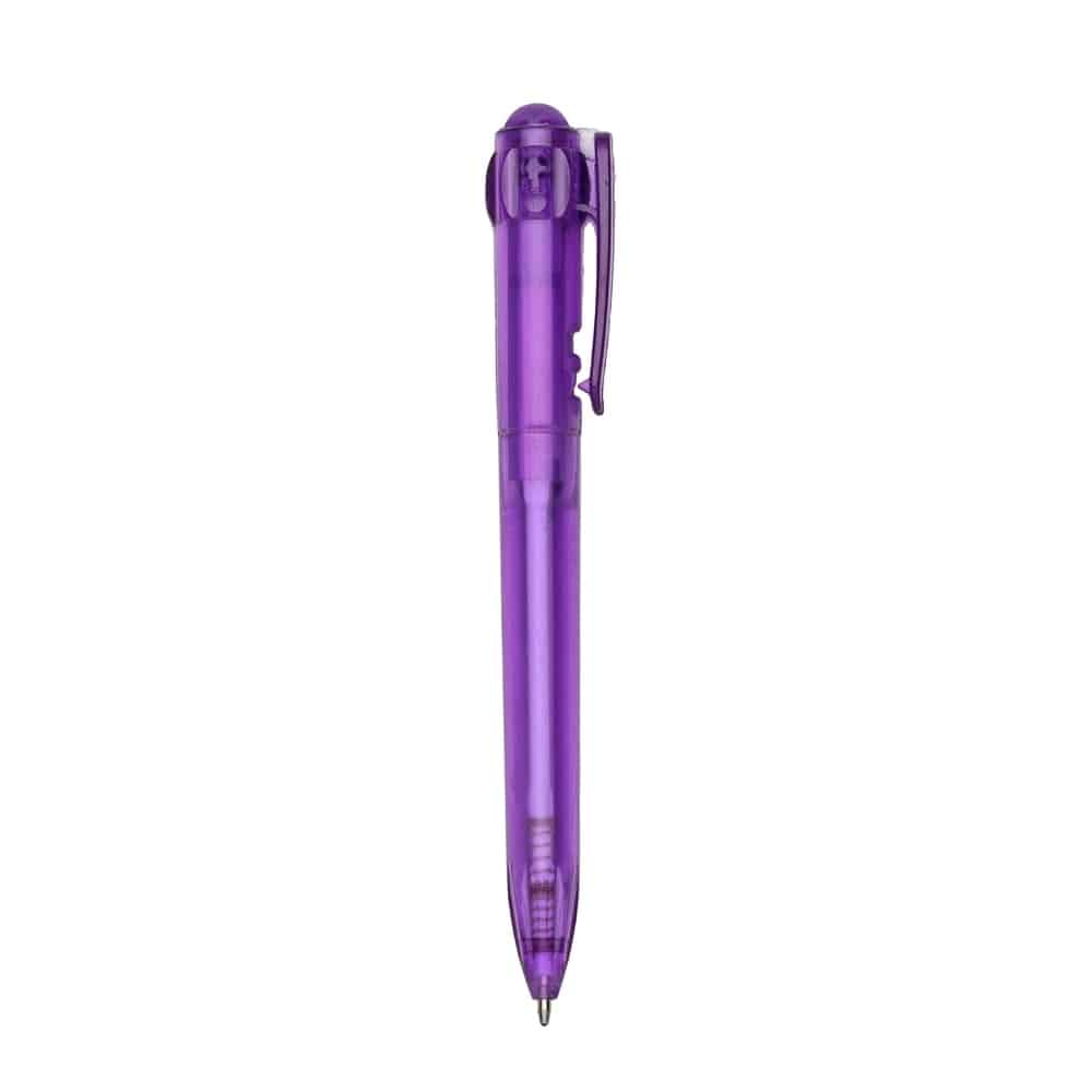 CANETA PLÁSTICA SPX-12262-ROX NA COR ROXO