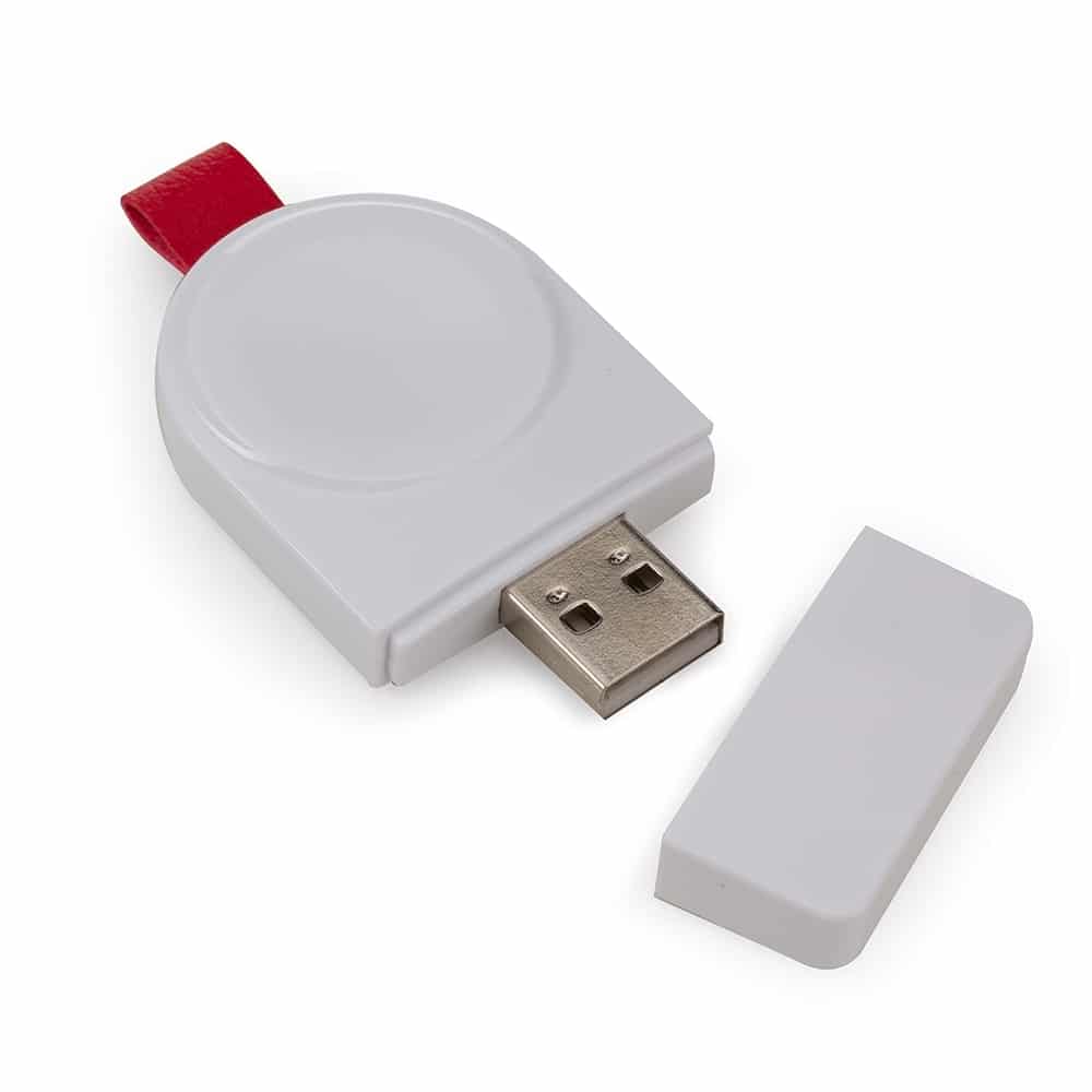 CARREGADOR POR INDUÇAO IWATCH SPX-P@18561-BCO NA COR BRANCO