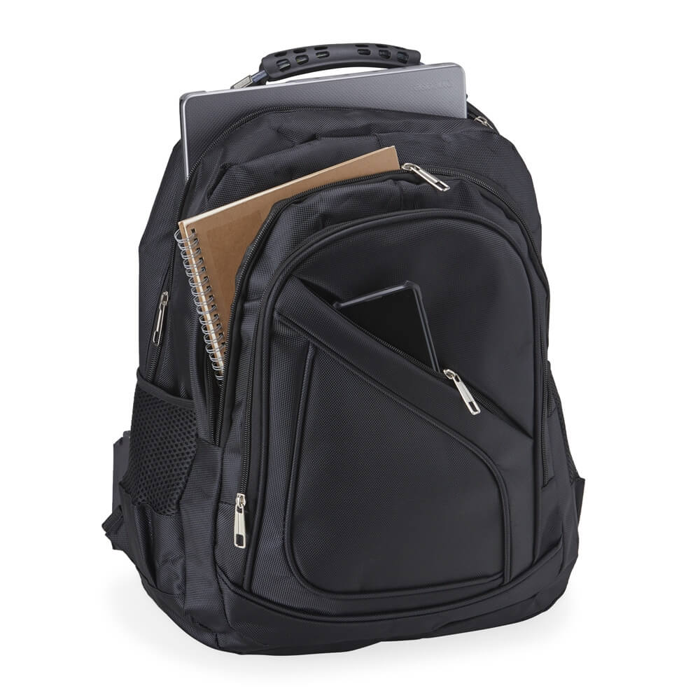 MOCHILA NYLON POLIESTER SPX-02067-PRE NA COR PRETO - Imagem 2