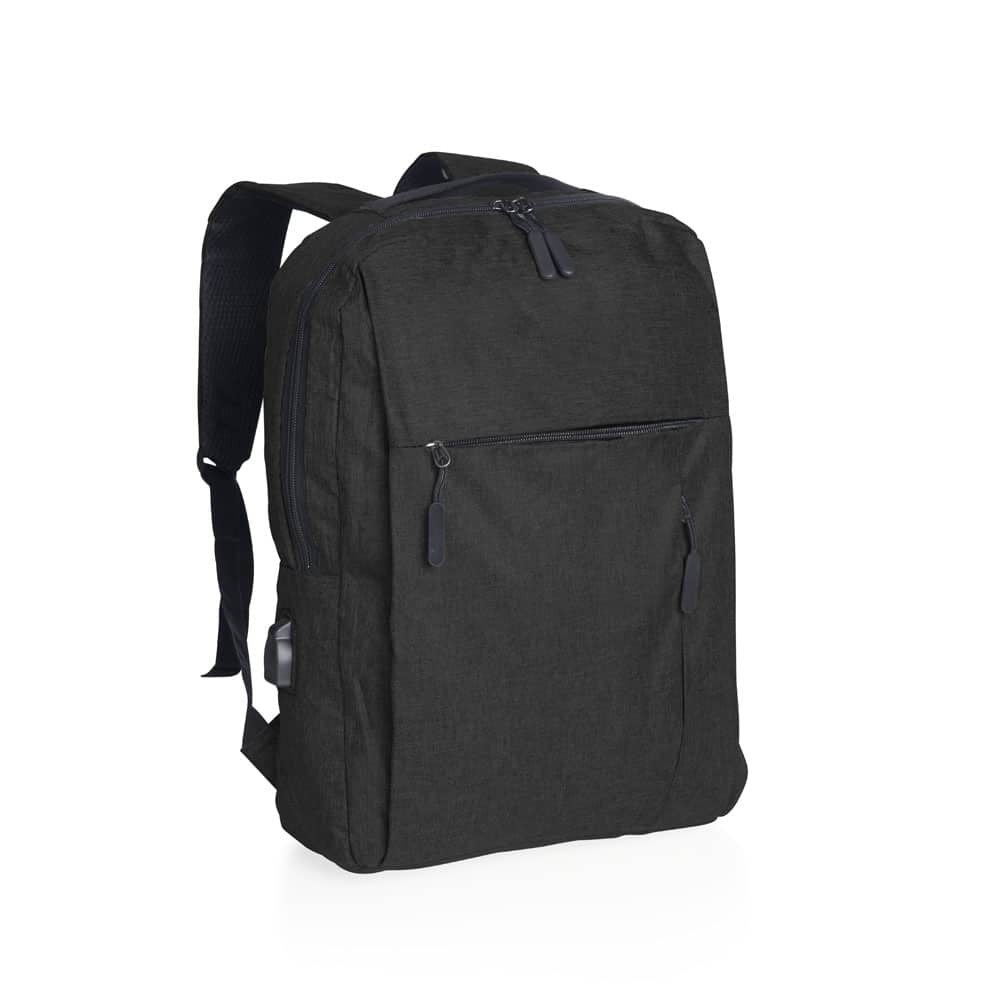 MOCHILA NYLON USB 20L SPX-P@01316-PRE NA COR PRETO