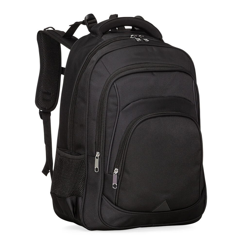 MOCHILA POLIESTER / NYLON C/ PORTA NOTEBOOK SPX-09263-PRE NA COR PRETO - Imagem 3
