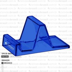 Alternative view of SUPORTE P/ CELULAR EM ACRILICO SPX-01093-AZU/TRA NA COR AZUL