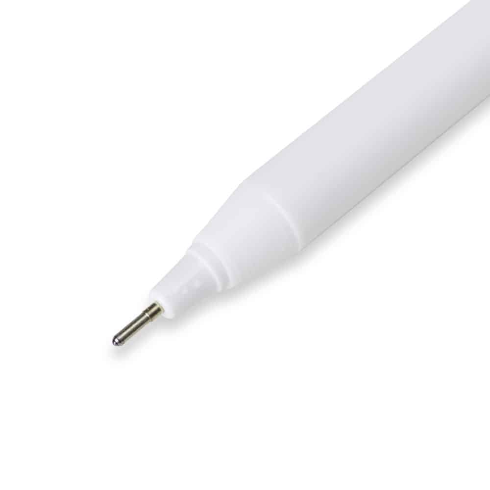 CANETA PLÁSTICA COM TAMPA SPX-05031-BCO NA COR BRANCO - Imagem 4