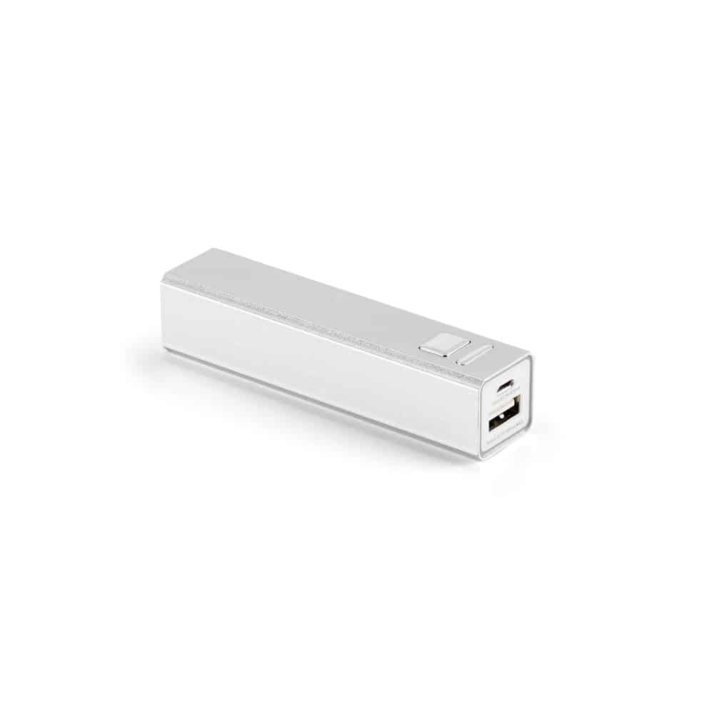 Bateria portátil em alumínio. Bateria de lítio com capacidade de 2.200 mAh - Imagem 8