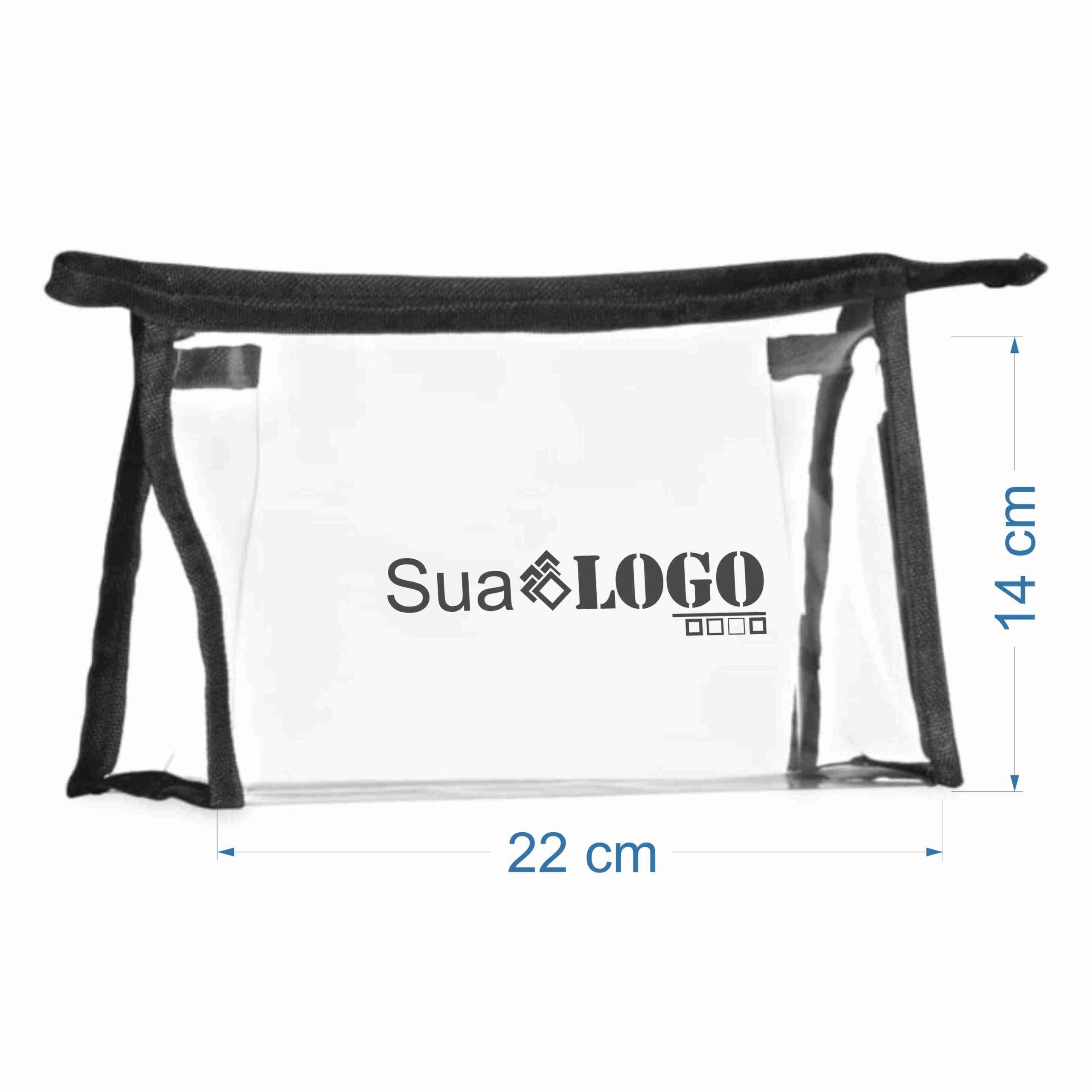 NECESSAIRE PLÁSTICA SPX-02092-PRE/TRA NA COR PRETO - Imagem 2