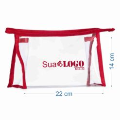 Alternative view of NECESSAIRE PLÁSTICA SPX-02092-VM/TRA NA COR VERMELHO