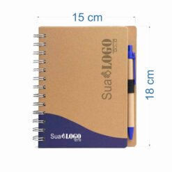 Alternative view of BLOCO DE ANOTAÇÕES COM CANETA SPX-06098-AZU NA COR BEGE