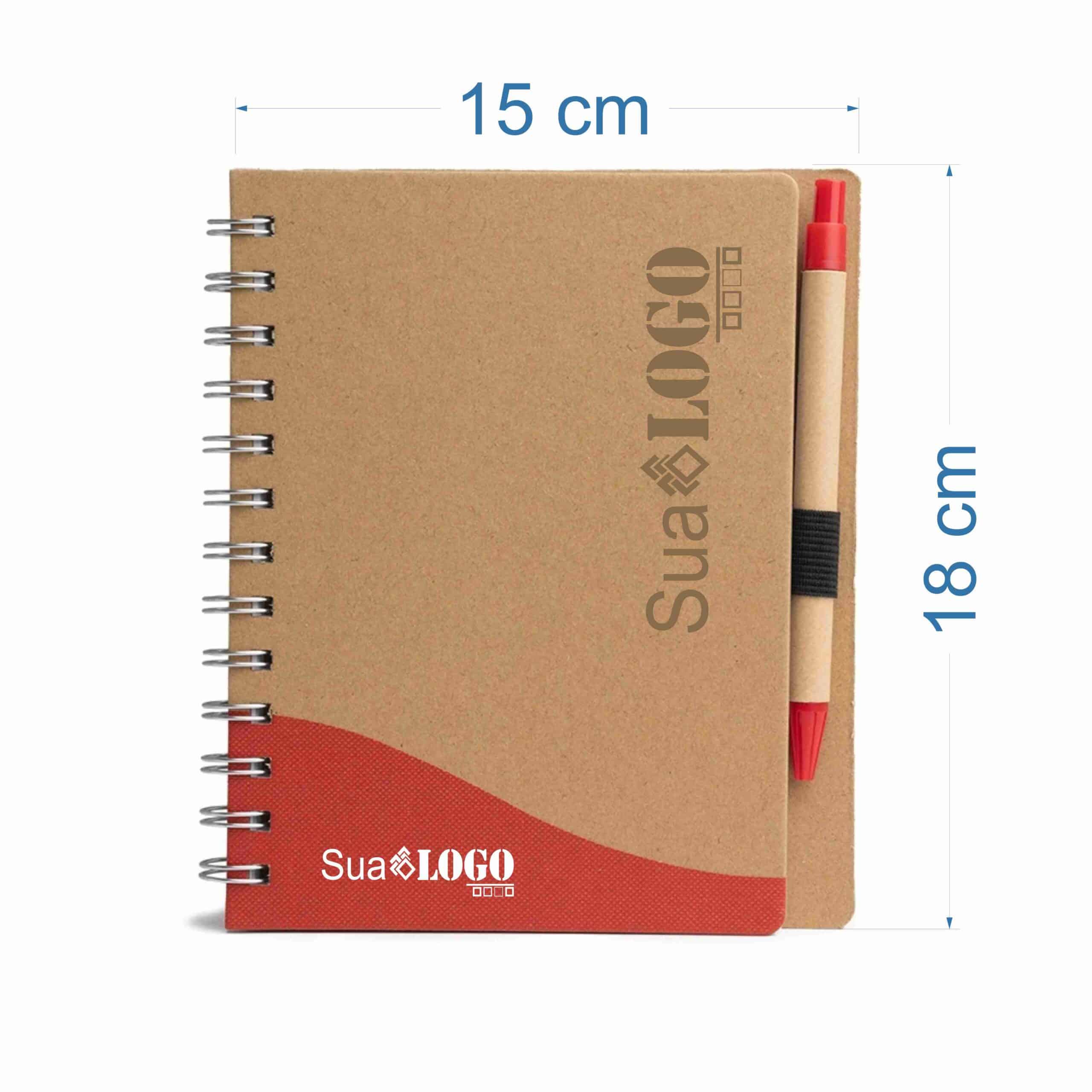 BLOCO DE ANOTAÇÕES COM CANETA SPX-06098-VM NA COR BEGE - Imagem 2