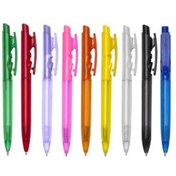 Alternative view of CANETA PLÁSTICA TRANSLUCIDA  SPX-01097T-VM NA COR VERMELHO