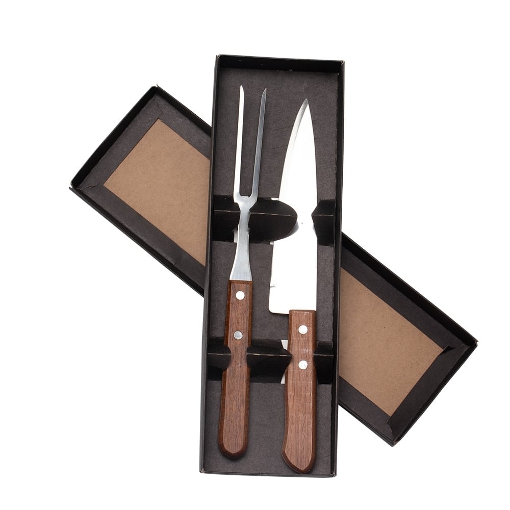 KIT CHURRASCO C/ 2 PÇS CX KRAFT SPX-14564N-MAD NA COR MADEIRA - Imagem 2