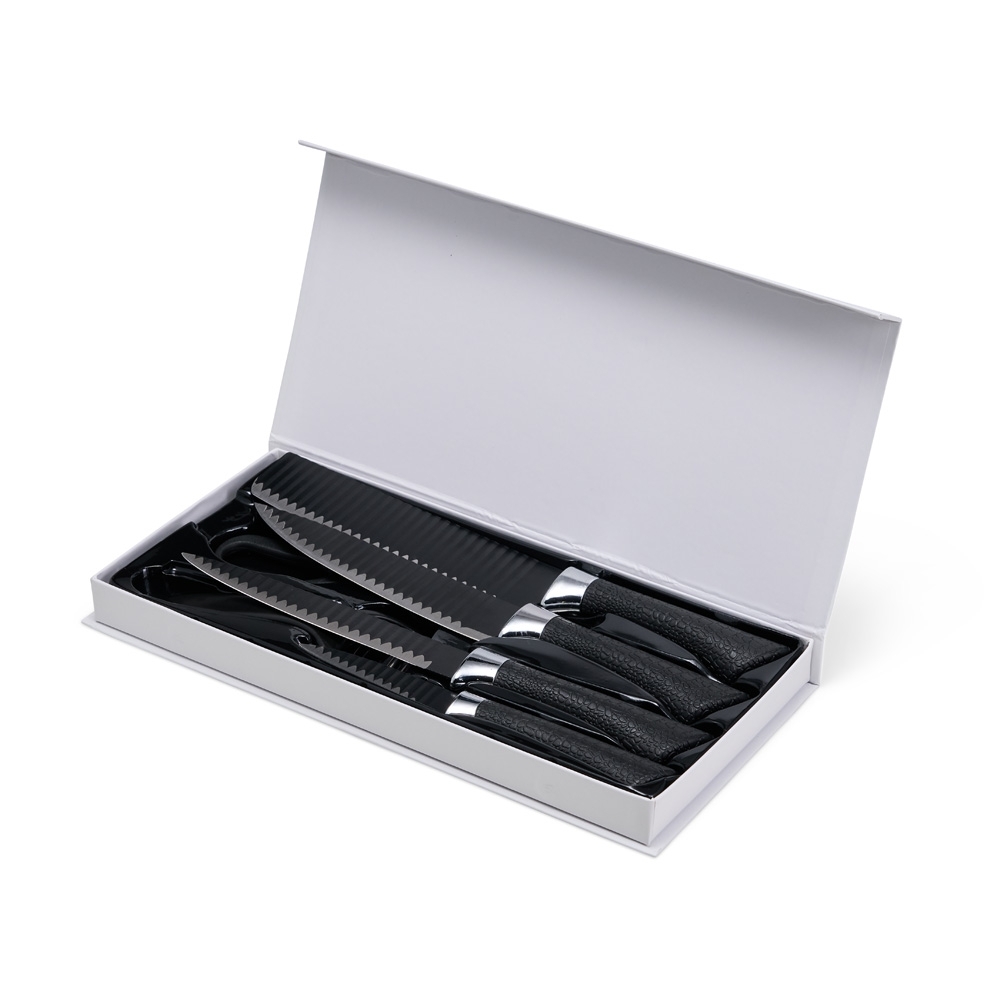 KIT CHURRASCO 6 PEÇAS SPX-08123-PRE NA COR PRETO - Imagem 2