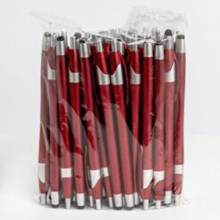 PACOTE COM CANETA PLÁSTICA TOUCH SPX-P@12638-VM NA COR VERMELHO