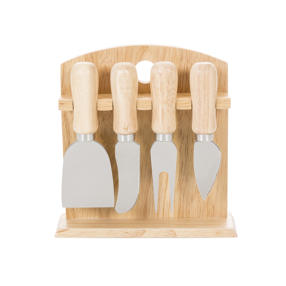 KIT QUEIJO C/ 5 PEÇAS  SPX-04236-MAD NA COR MADEIRA