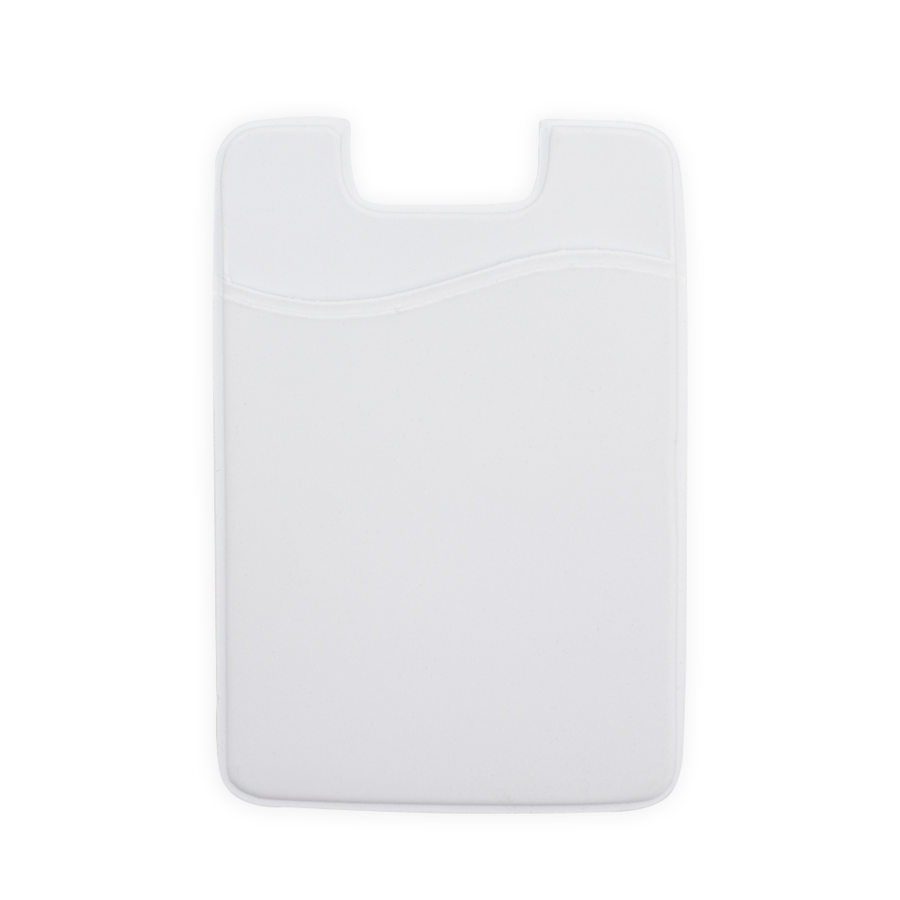 ADESIVO PORTA CARTÃO EMBORRACHADO PARA CELULAR SPX-P@14990-BCO NA COR BRANCO