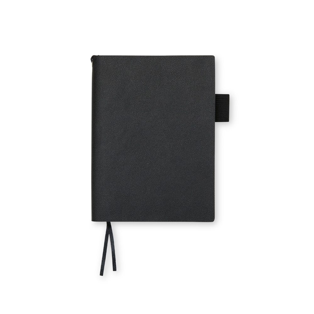 CADERNO EM COURO SINTÉTICO SPX-18899-PRE NA COR PRETO