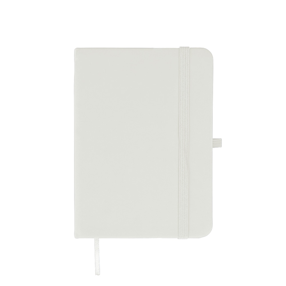 CADERNETA EMBORRACHADA S/ PAUTA SPX-12514SN-BCO NA COR BRANCO