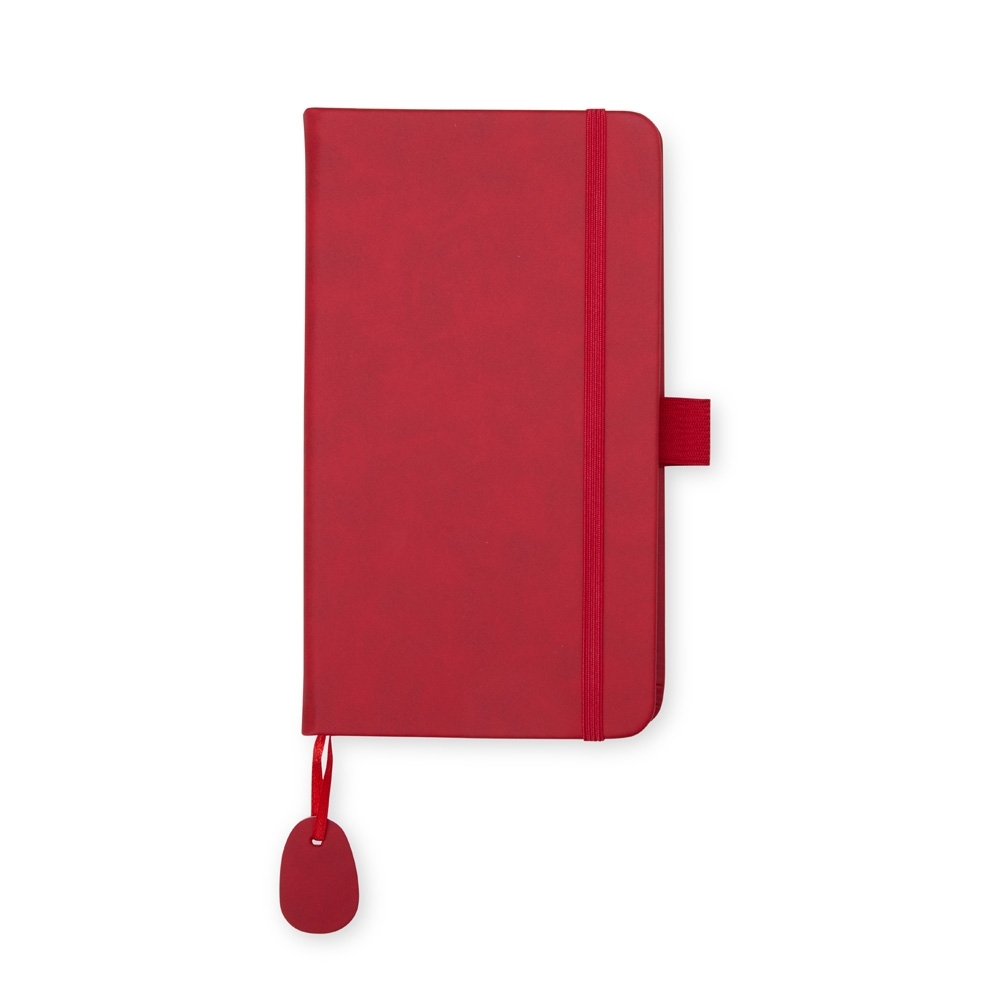 CADERNETA EMBORRACHADA SPX-08181-VM NA COR VERMELHO