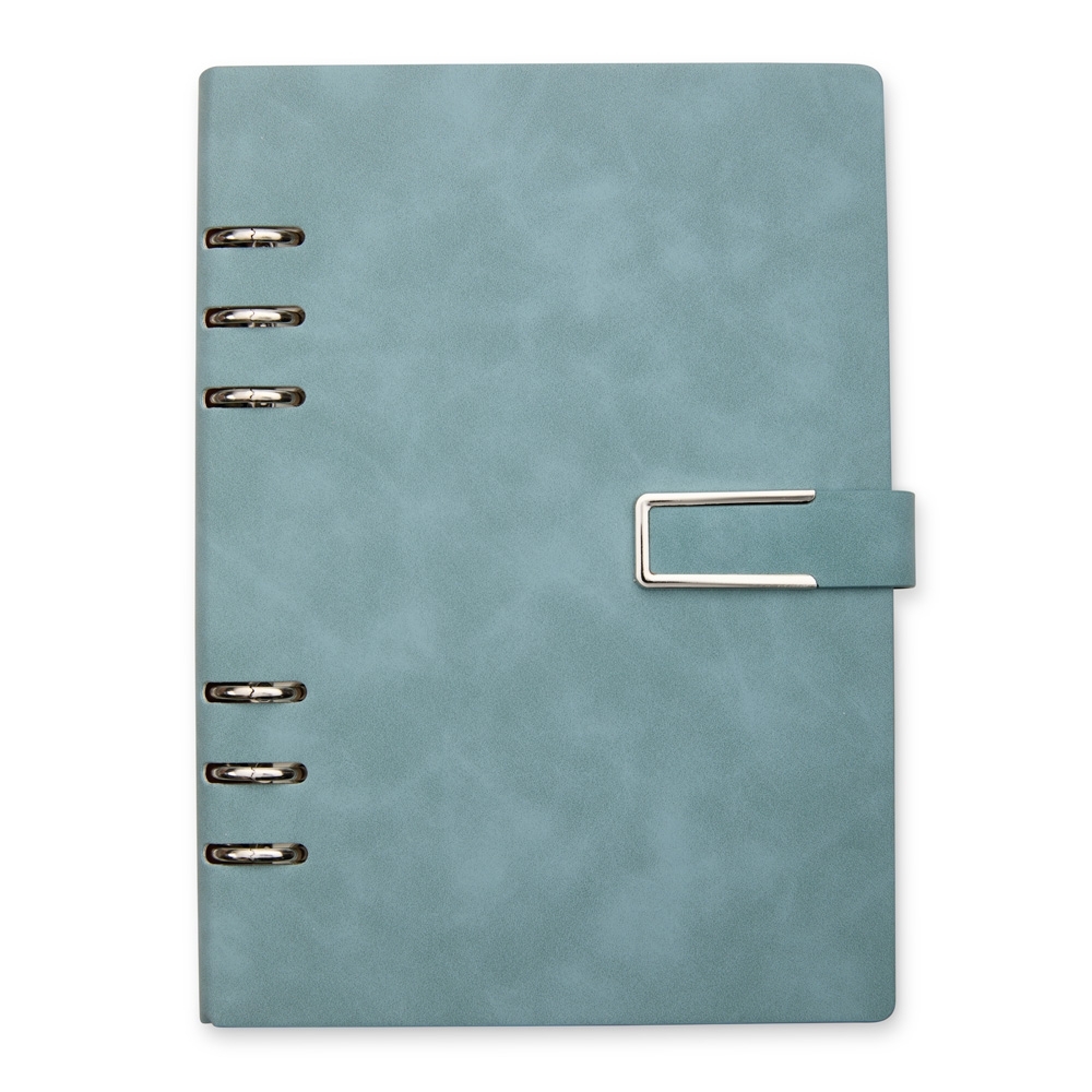 CADERNO FICHÁRIO PU SPX-08203-AZC NA COR AZUL