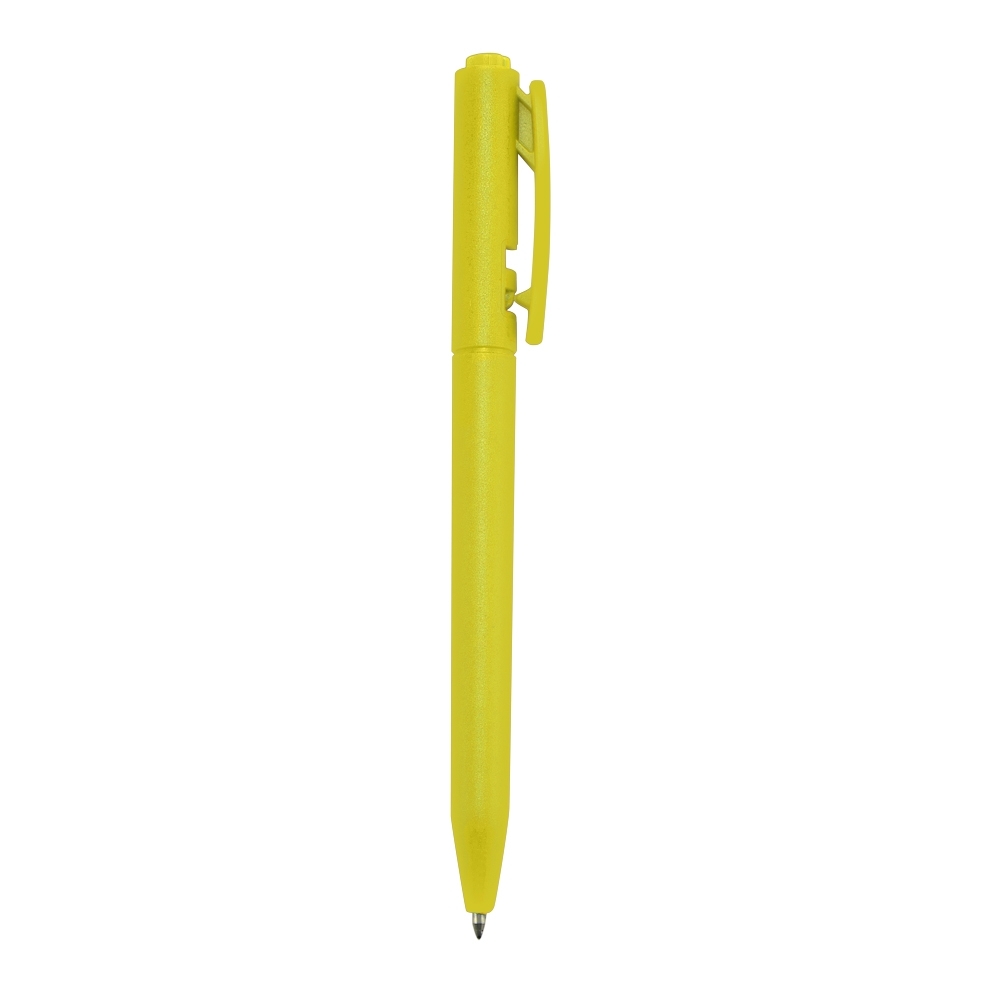 CANETA PLASTICA SPX-01099B-AMA NA COR AMARELO