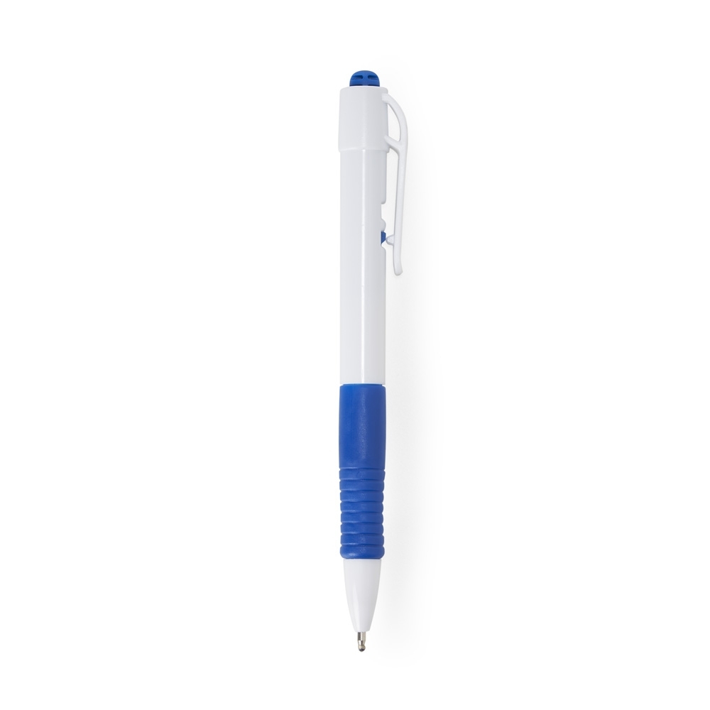 CANETA PLASTICA LEITOSA SPX-14679L-BCO/AZU NA COR BRANCO