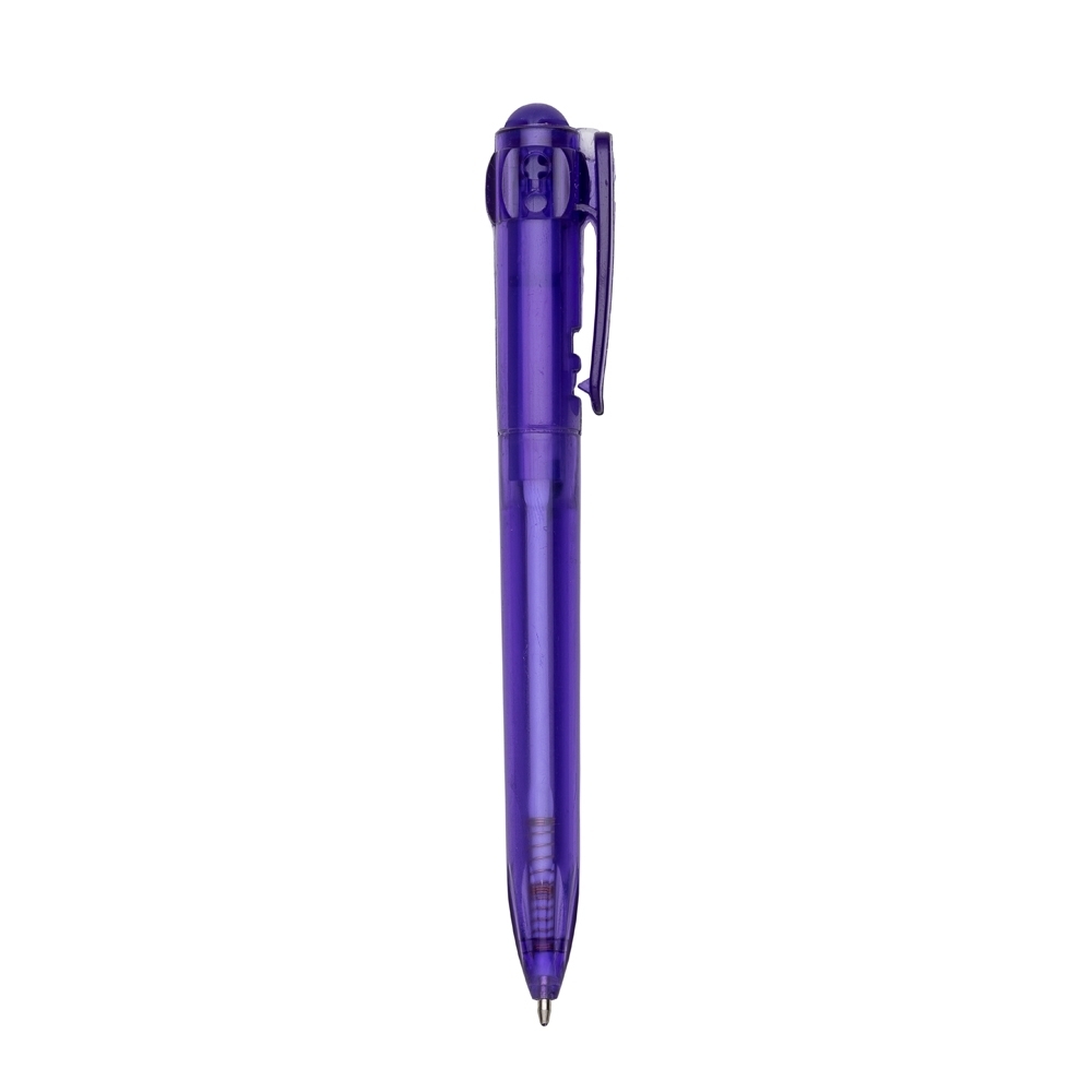 CANETA PLÁSTICA SPX-15196T-ROX NA COR ROXO