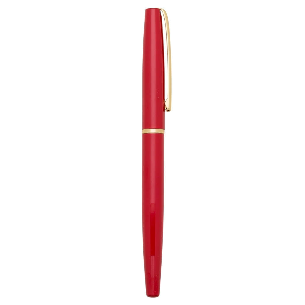 CANETA ROLLER DE METAL C/ 1 ANEL  SPX-13676-VM/DOU NA COR VERMELHO