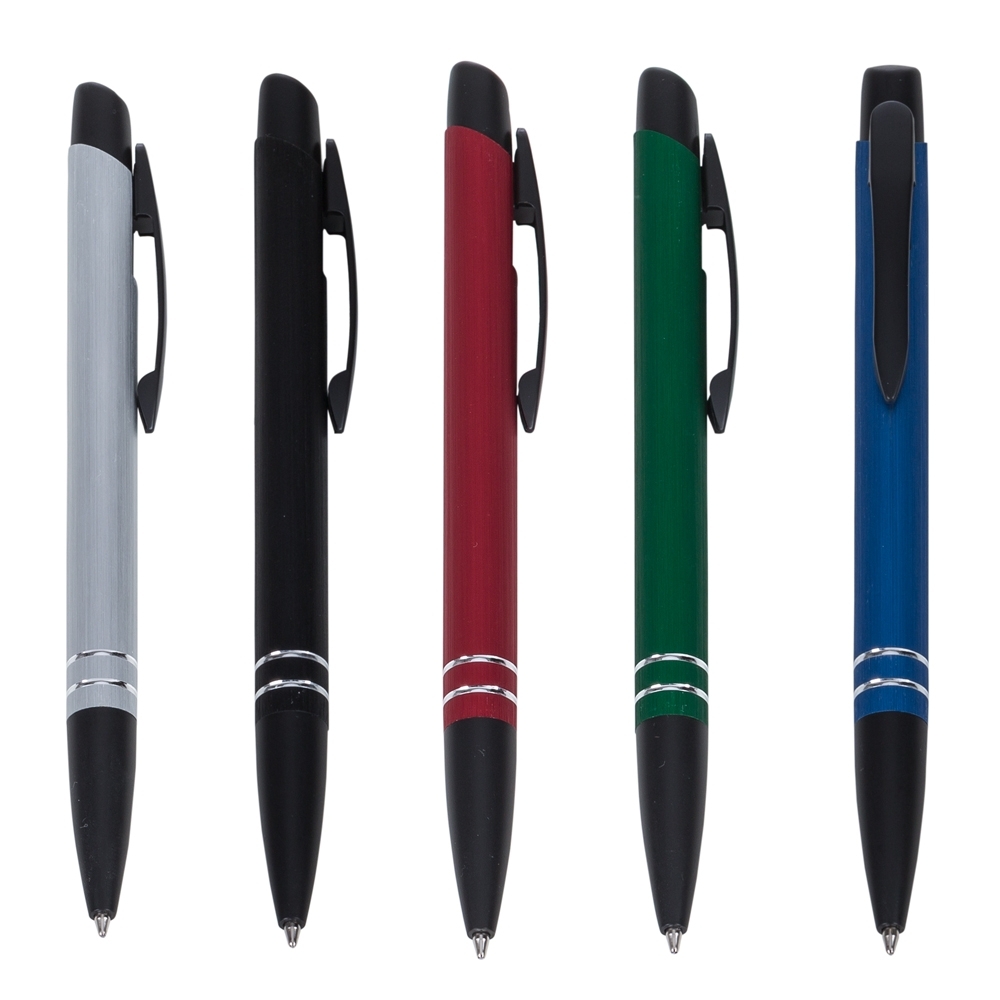 CANETA SEMI - METAL C/ 2 ANEIS  SPX-P@13716-VD NA COR VERDE