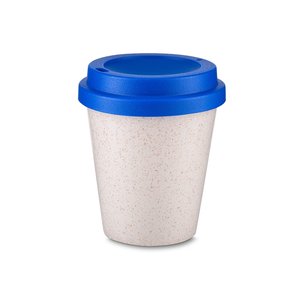 COPO FIBRA DE ARROZ 350ML SPX-14498-AZU NA COR BEGE