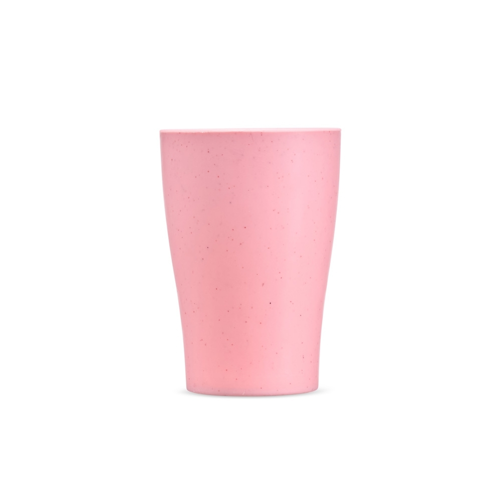 COPO PALHA DE TRIGO 310ML SPX-18861-ROS NA COR ROSA