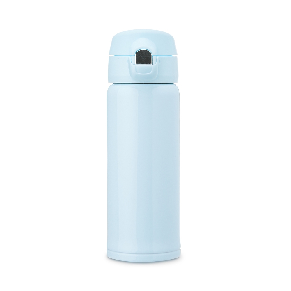 GARRAFA TÉRMICA INOX 400ML SPX-18715-AZC NA COR AZUL
