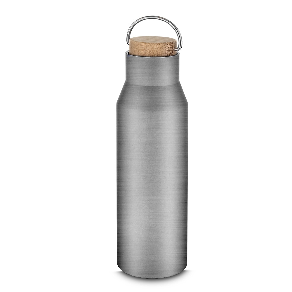 GARRAFA TÉRMICA INOX 600ML SPX-15214-PRA NA COR PRATA