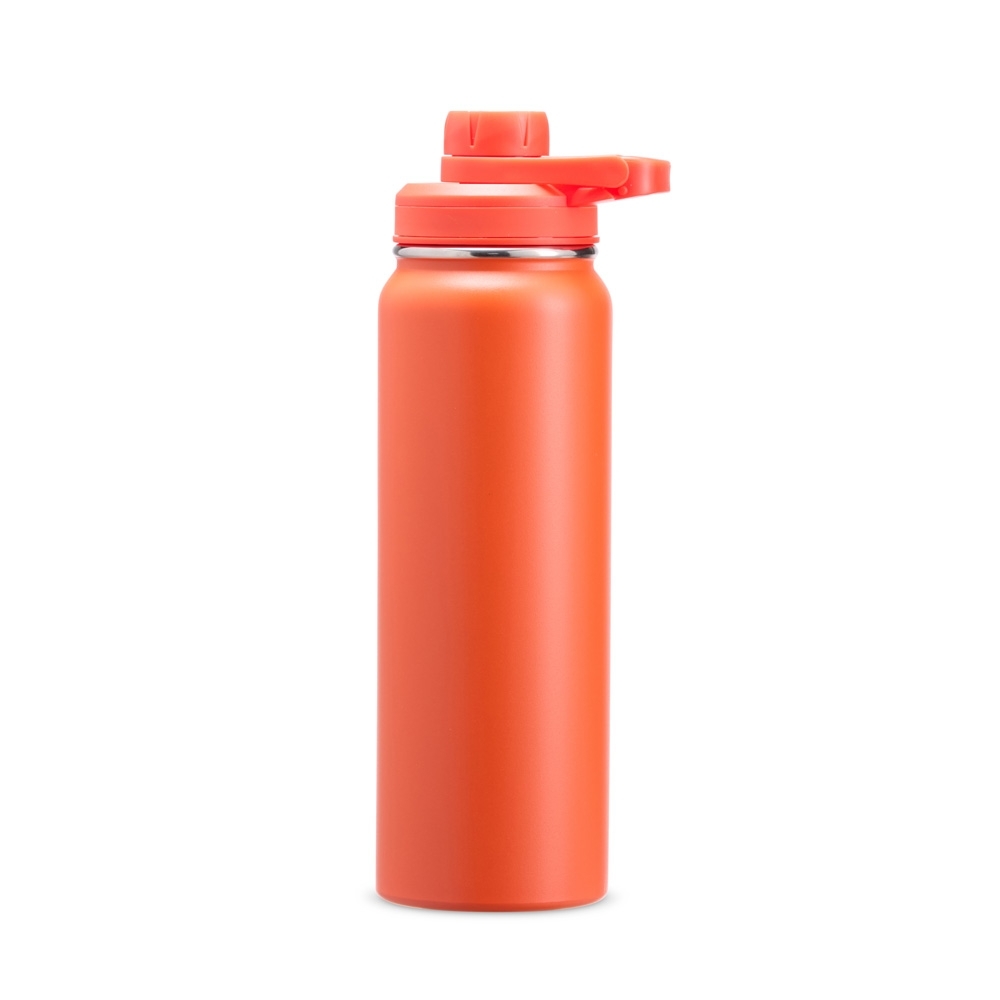 GARRAFA TÉRMICA INOX 850ML SPX-18855-LAR NA COR LARANJA