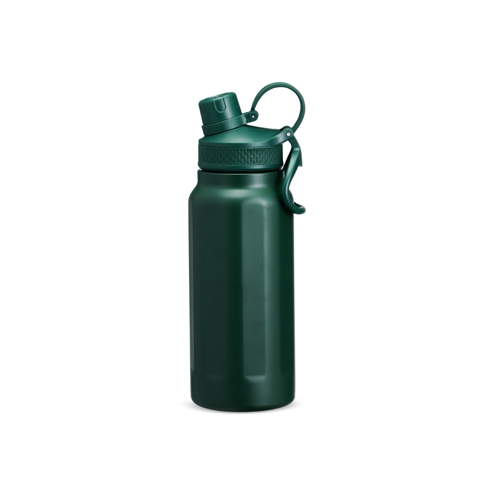 GARRAFA TÉRMICA COM ALÇA 750ML SPX-18903-VD NA COR VERDE