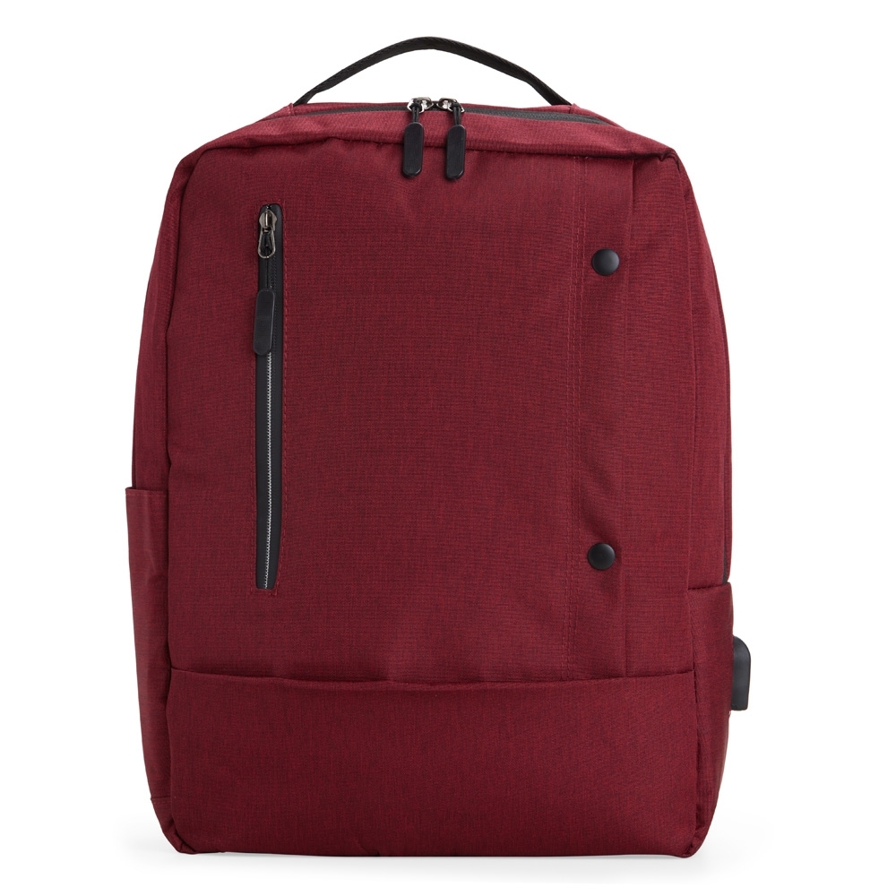 MOCHILA DE NYLON 22 LITROS SPX-01354-VM NA COR VERMELHO