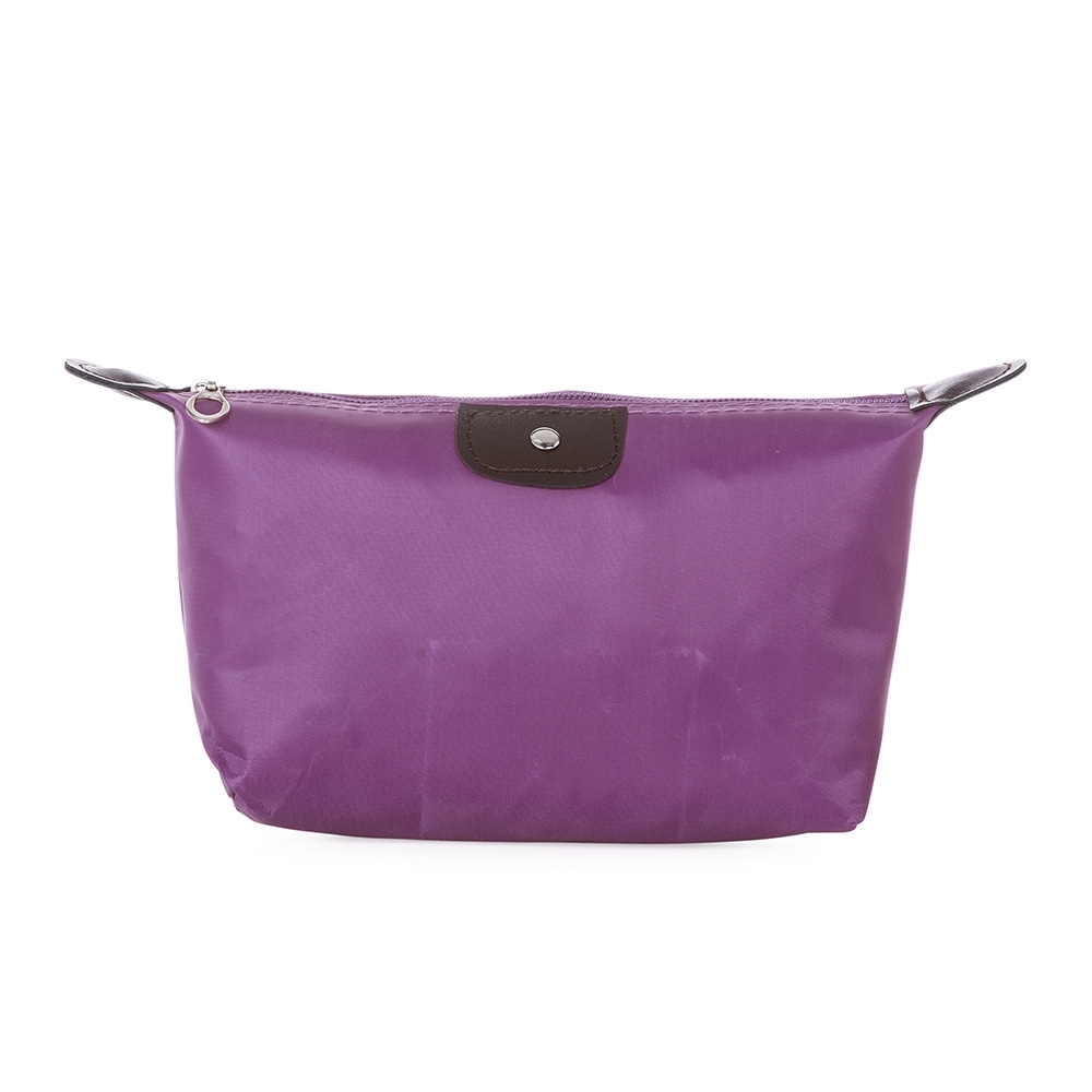 NECESSAIRE EM POLIESTER IMPERMEÁVEL  SPX-18516-ROX/MAR NA COR ROXO