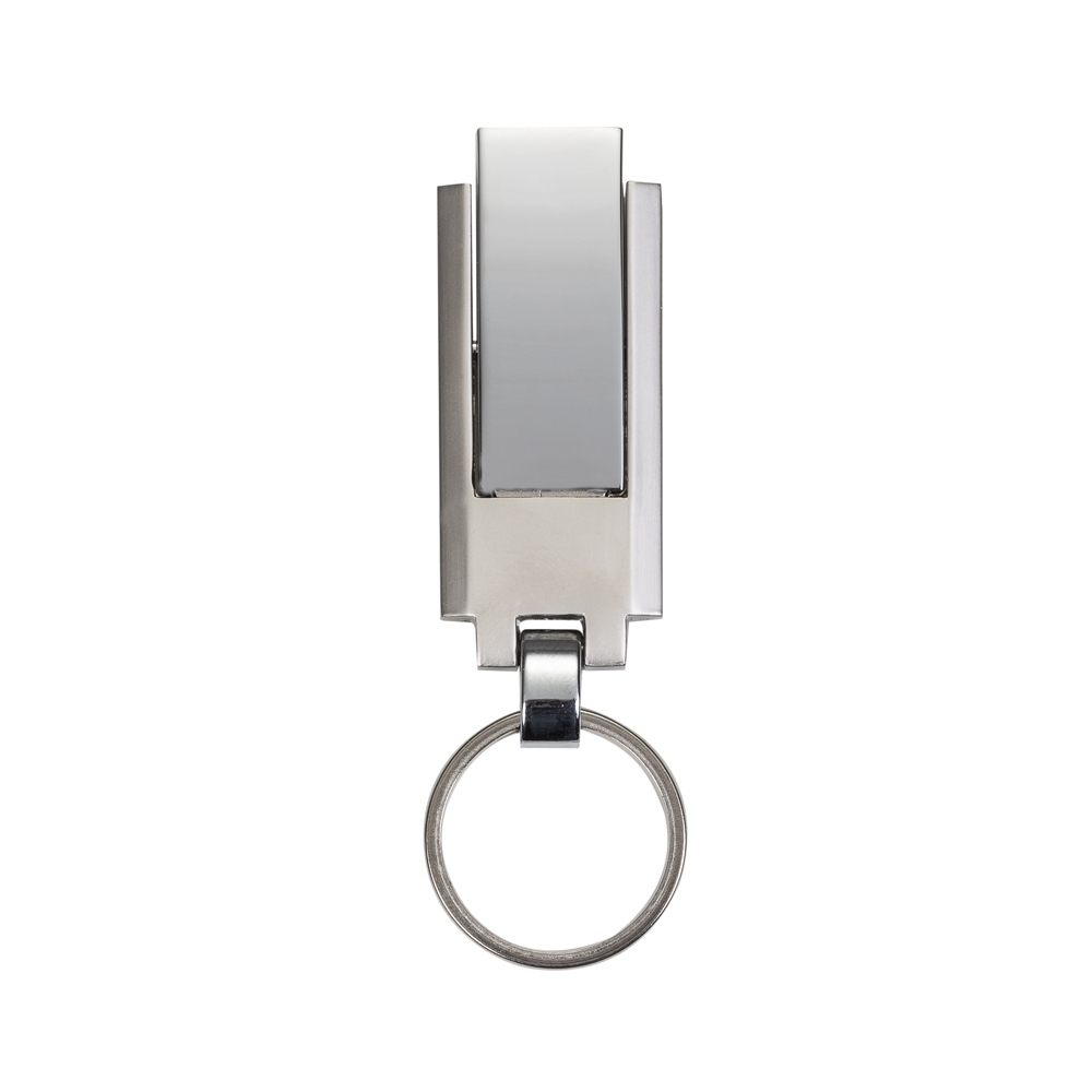 PEN DRIVE CHAVEIRO METAL GRANDE 4 GB RETRÁTIL  SPX-037-4GB-PRA NA COR COBRE
