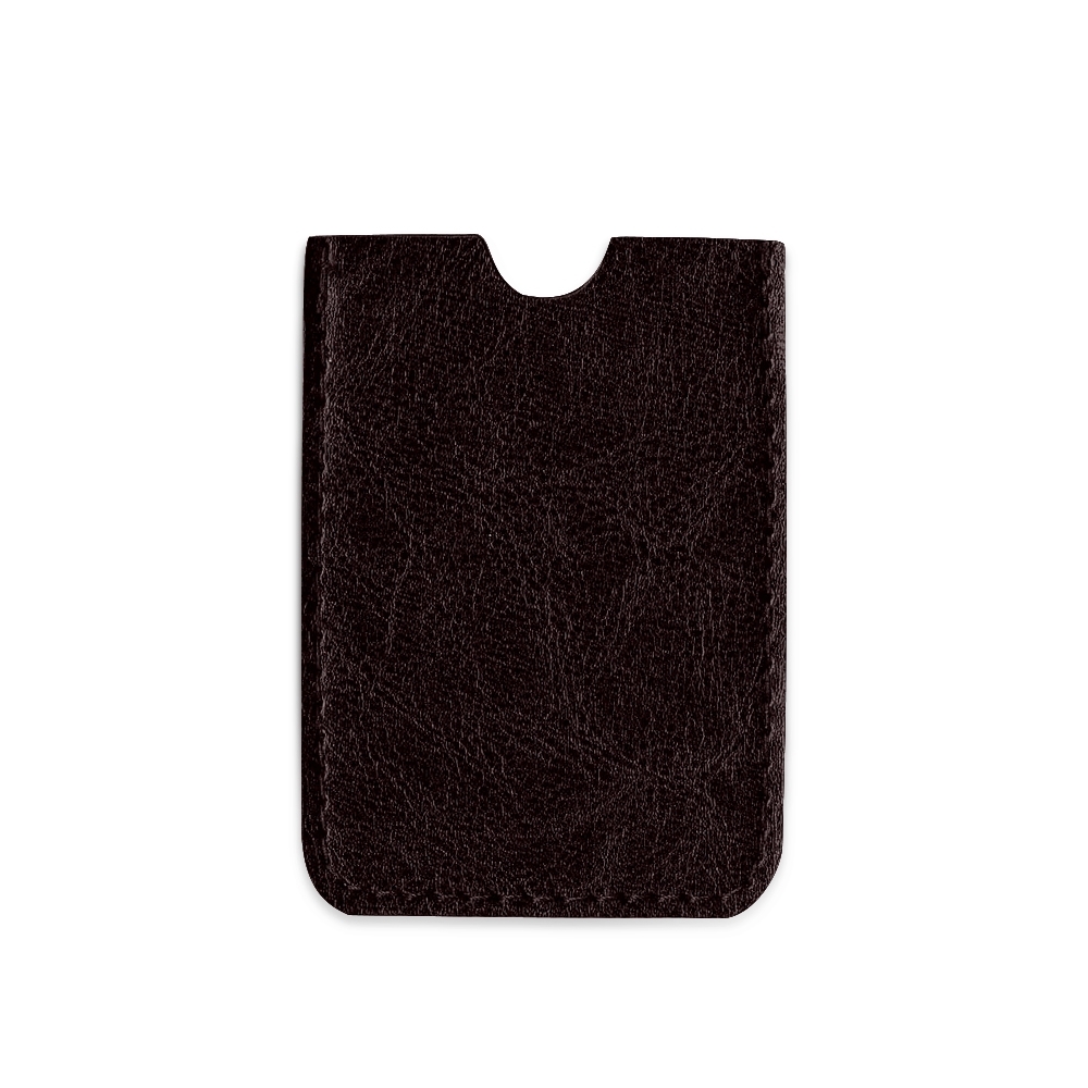 PORTA CARTÃO DE COURO SINTETICO SPX-13644-PRE NA COR PRETO