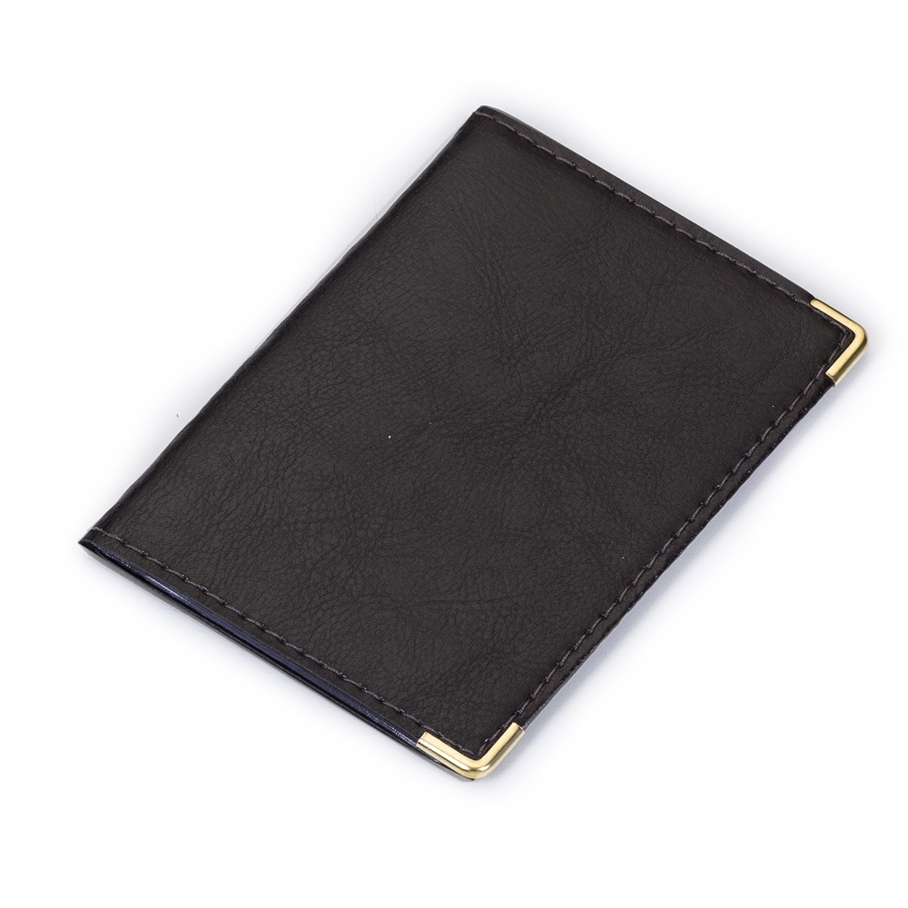 PORTA DOCUMENTO EM COURO SINTÉTICO SPX-12385CD-CAF NA COR MARROM