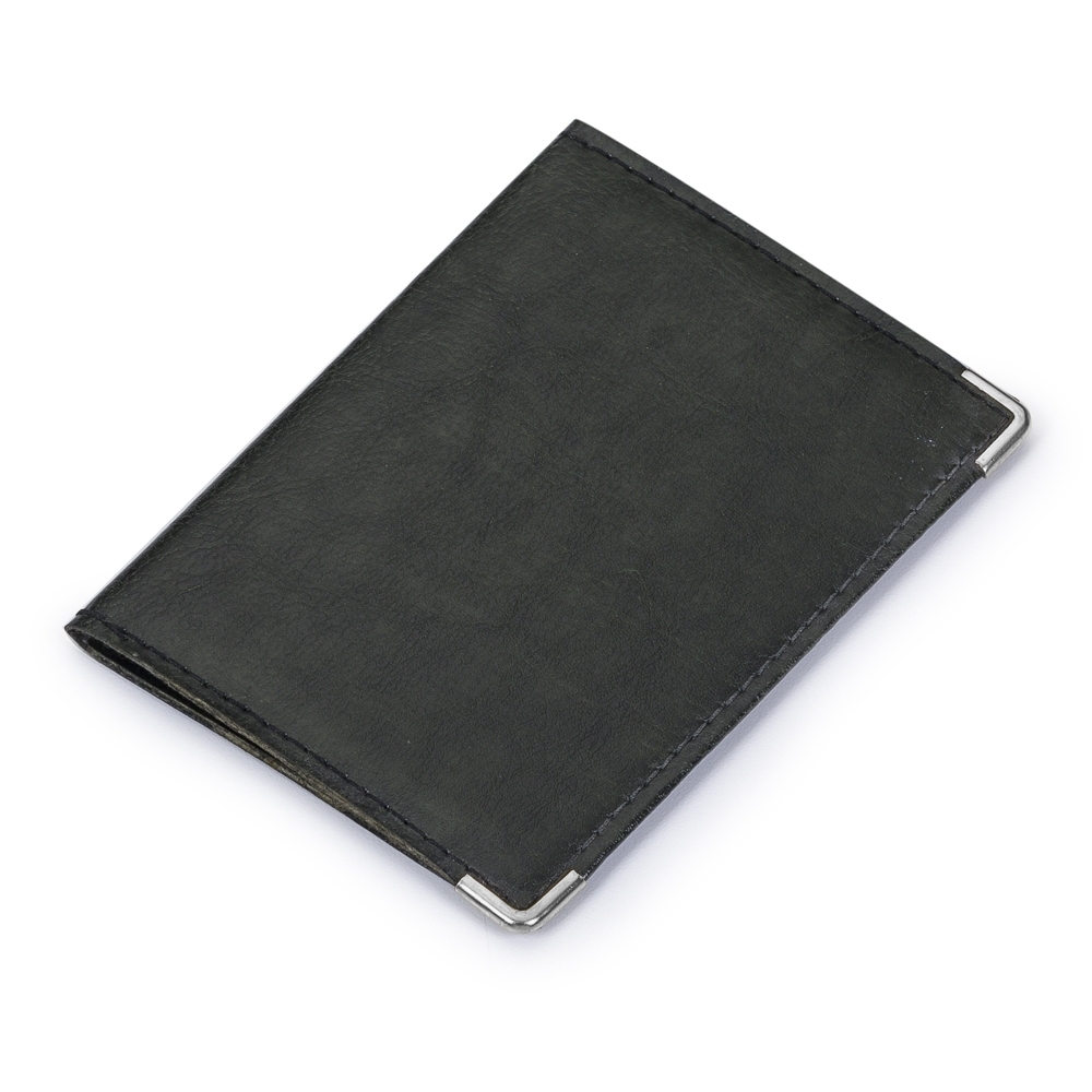 PORTA DOCUMENTO EM COURO SINTÉTICO SPX-12385CP-PRE NA COR PRETO