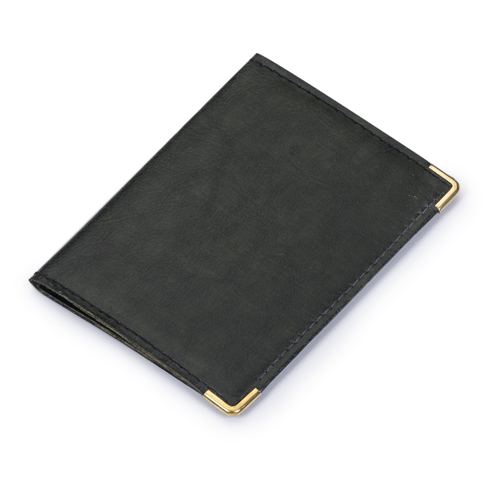 PORTA DOCUMENTO EM COURO SINTÉTICO SPX-12385CD-PRE NA COR PRETO