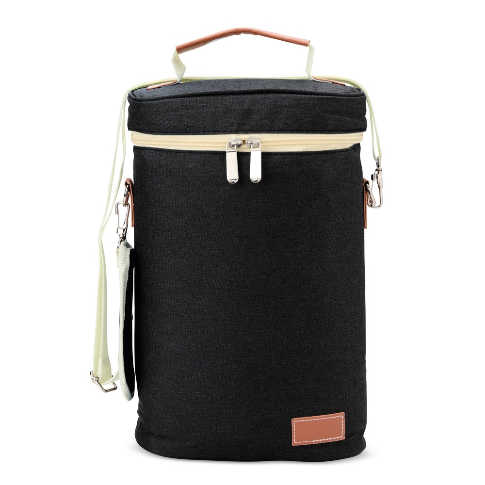 PORTA GARRAFA TÉRMICO DUPLO SPX-18865-PRE NA COR PRETO