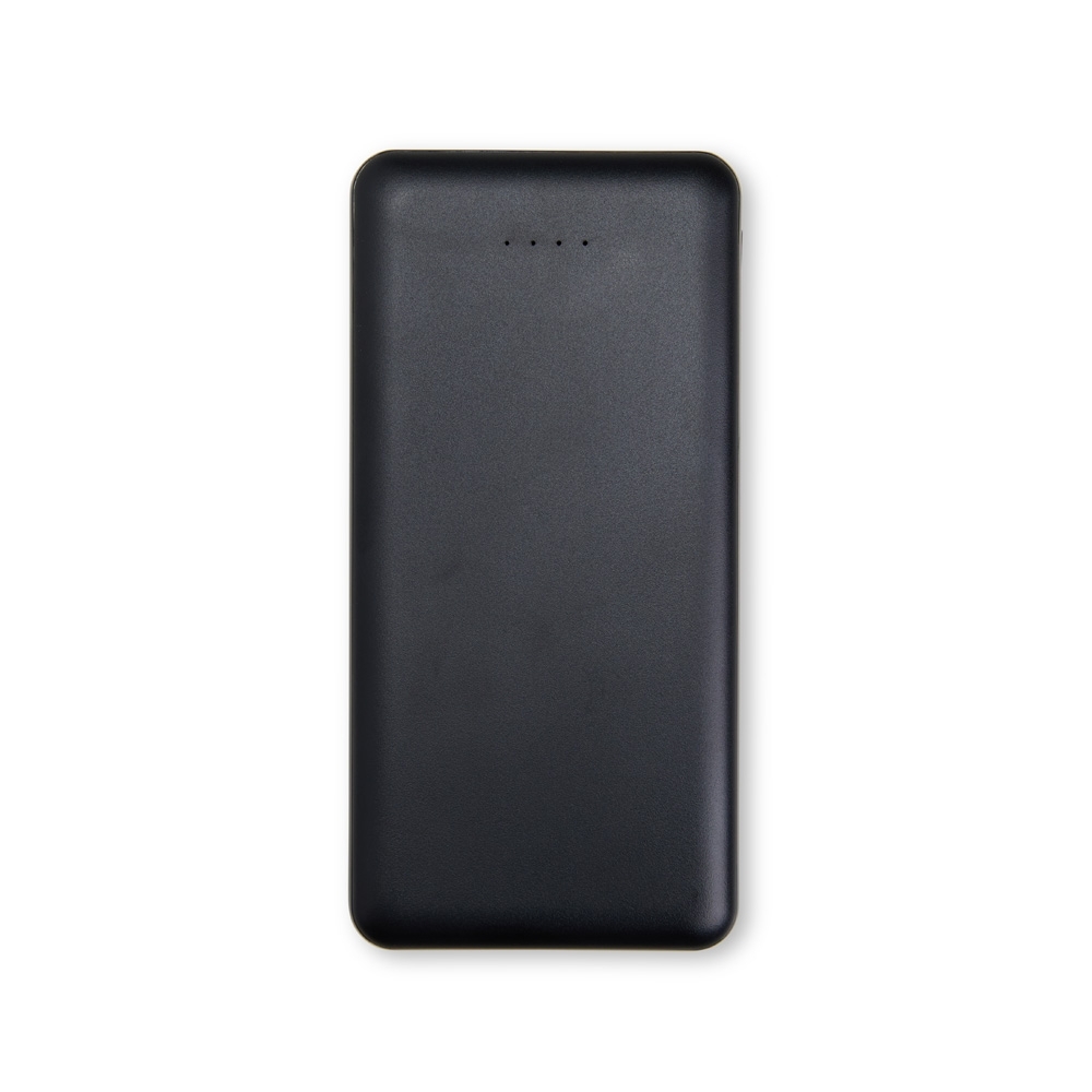 POWER BANK 10.000MAH COM INDICADOR LED SPX-08188-PRE NA COR PRETO