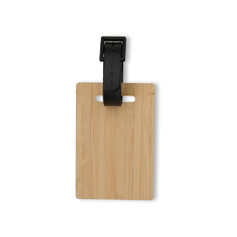 TAG IDENTIFICADOR DE BAGAGEM SPX-01009-BMB NA COR BAMBU