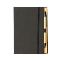 BLOCO DE ANOTAÇÕES COM AUTOADESIVOS E CANETA SPX-18938-PRE NA COR PRETO