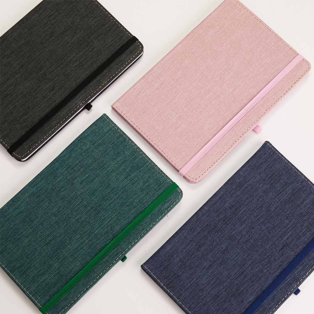 CADERNETA EM LINHO SPX-15314-BCO NA COR BRANCO