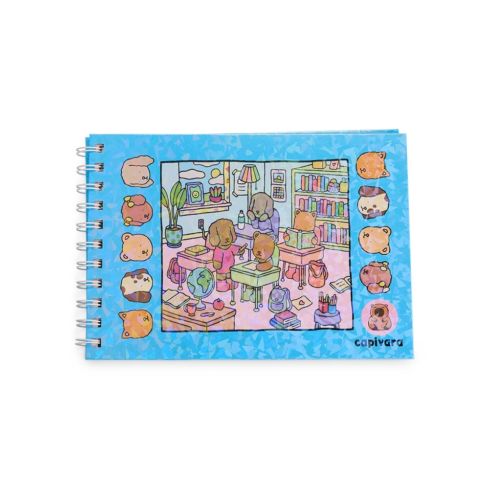 CADERNO PARA COLORIR DESENHO ANIMADO SPX-P$10992-4-COL NA COR COLORIDO