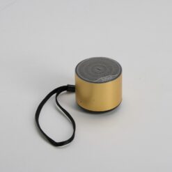 CAIXA DE SOM BLUETOOTH TWS SPX-E@09103-DOU NA COR DOURADO