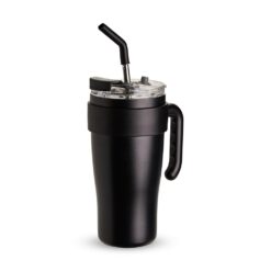 CANECA TÉRMICA INOX 800ML SPX-18970-PRE NA COR PRETO