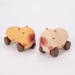 CARRO CAPIVARA ANTIESTRESSE SPX-P$BRINQ61-MIS NA COR AMARELO